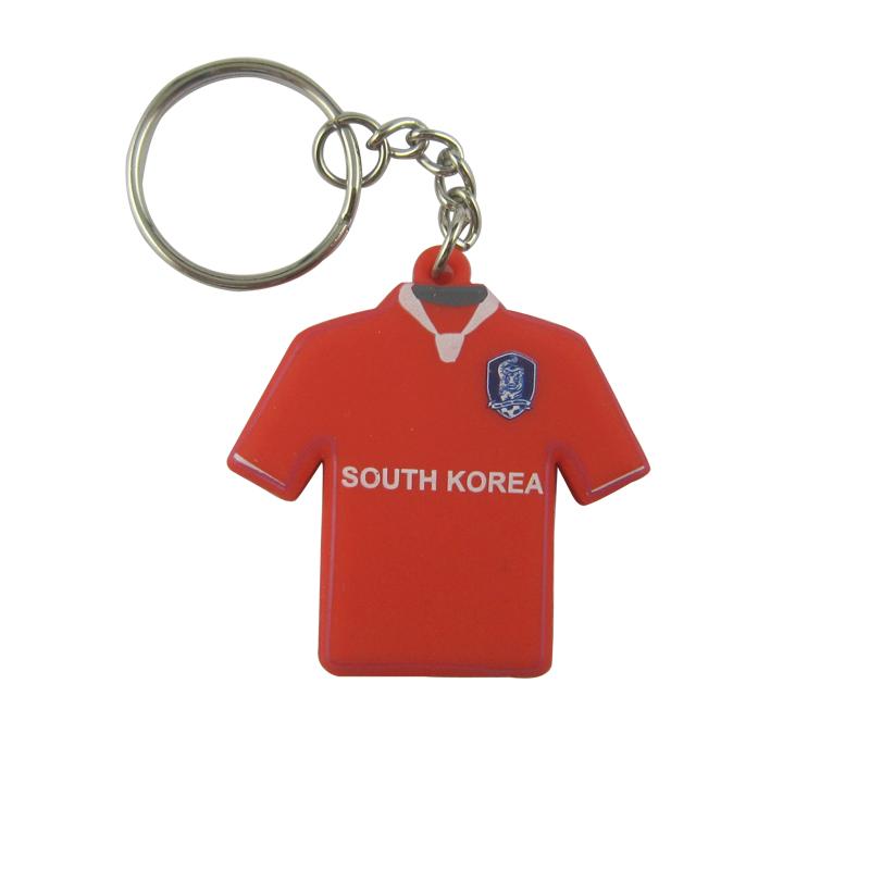 Wholesale cheap Silicone T-shirt key chain