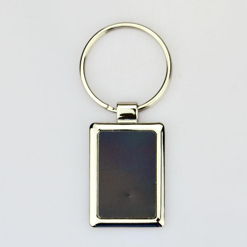 Bulk Blank Cheap Custom Die Cut Metal Keychains Maker Metal Keychain