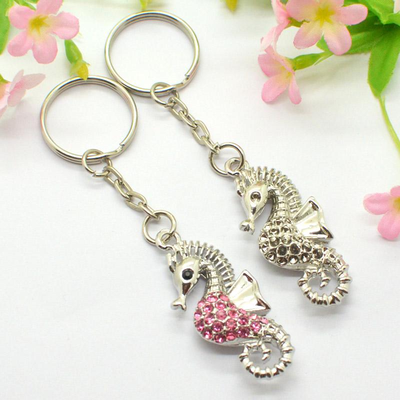 Wholesale 3D Plated Jewelry Unicorn Keychain Bulk Metal Keychain