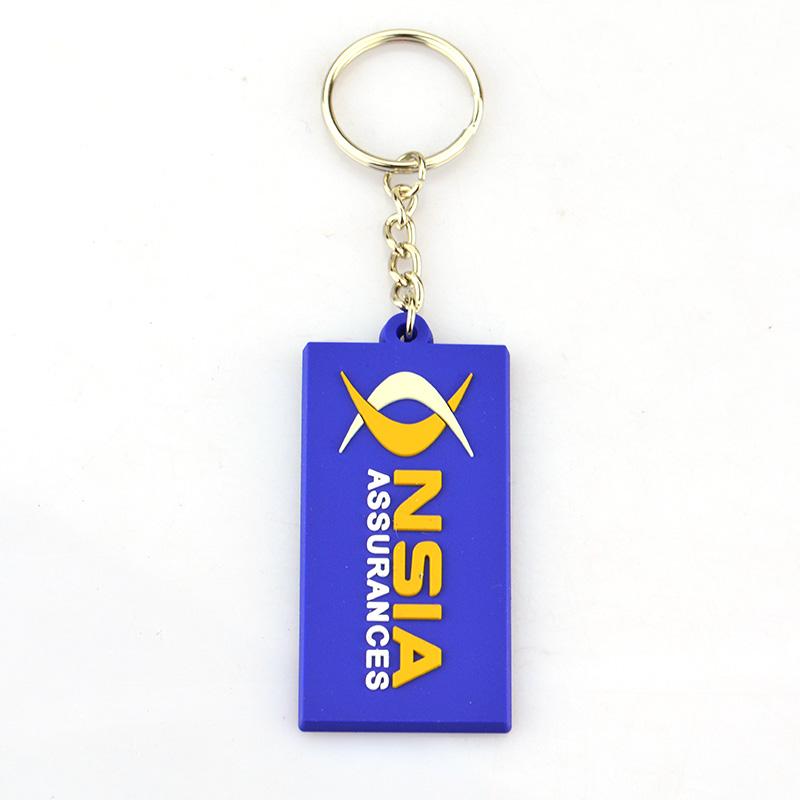 Pvc Famous Brand Promo Keychains