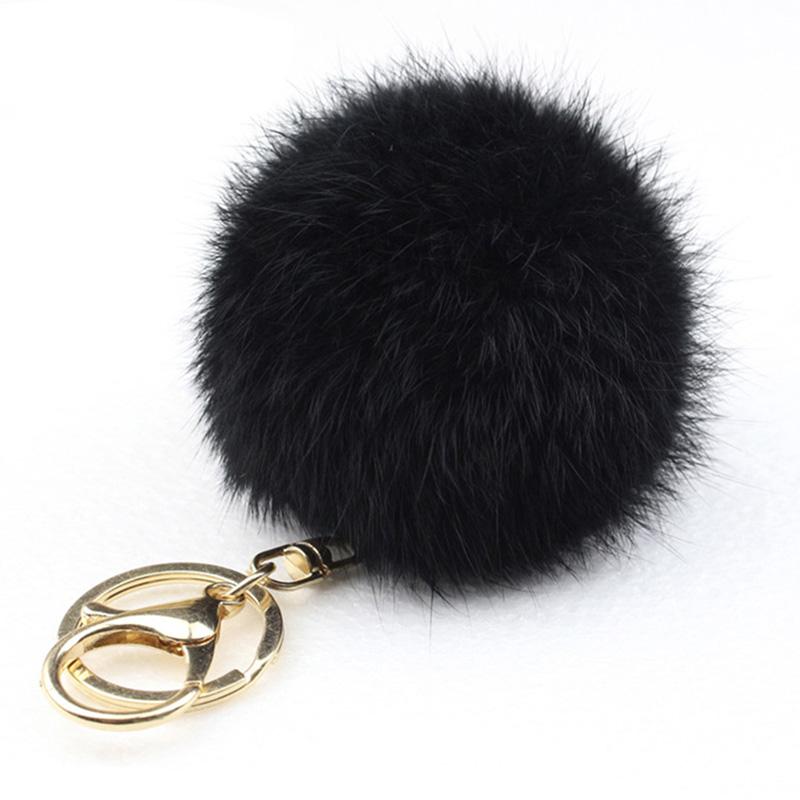 Keychain design ideas, Pom Pom Keychain