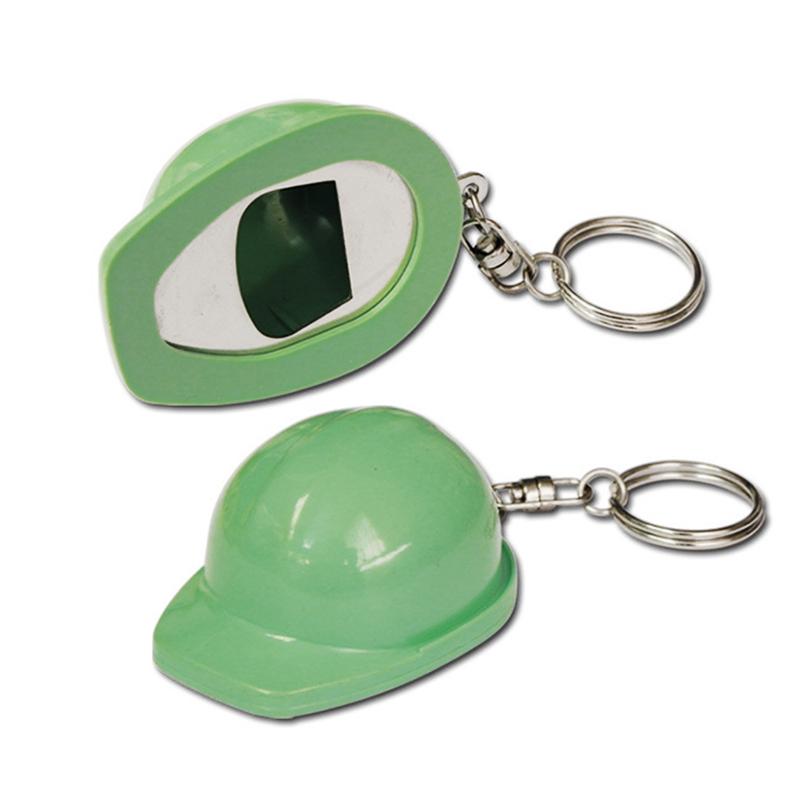 Wholesale Keychains Factory Custom Hard Hat Keychain With Opener PVC