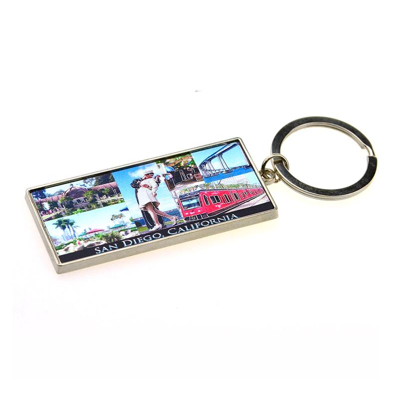 Wholesale Keychains Custom Bulk Cheap Metal Key Tag Holder Metal Keychain