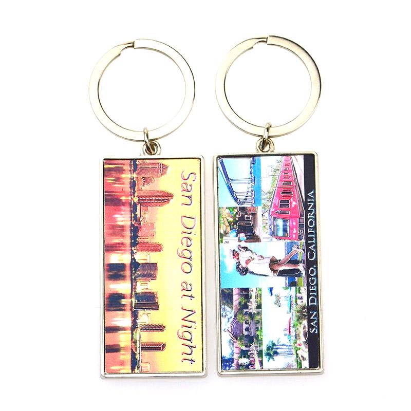 Wholesale Keychains Custom Bulk Cheap Metal Key Tag Holder Metal Keychain