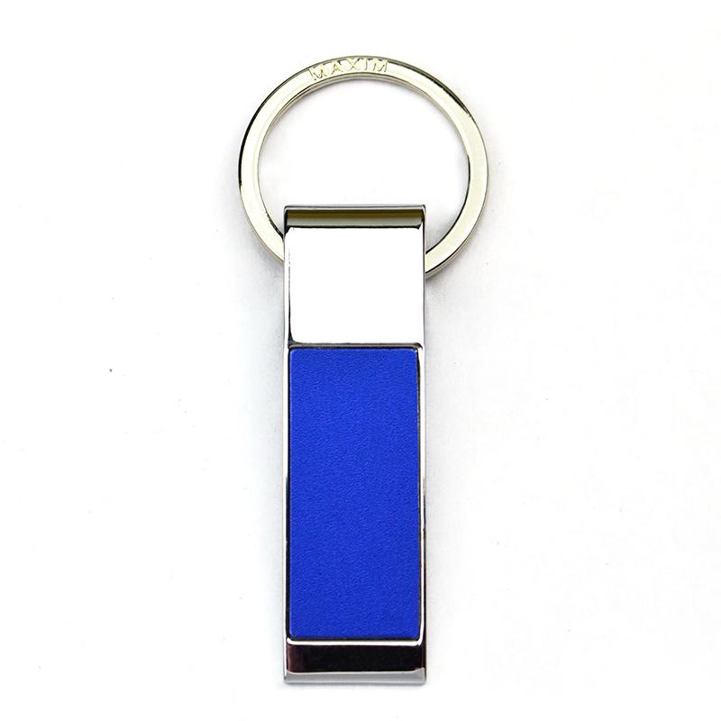Key Ring Factory Wholesale Cheap Blank Bulk Leather Keychains Leather