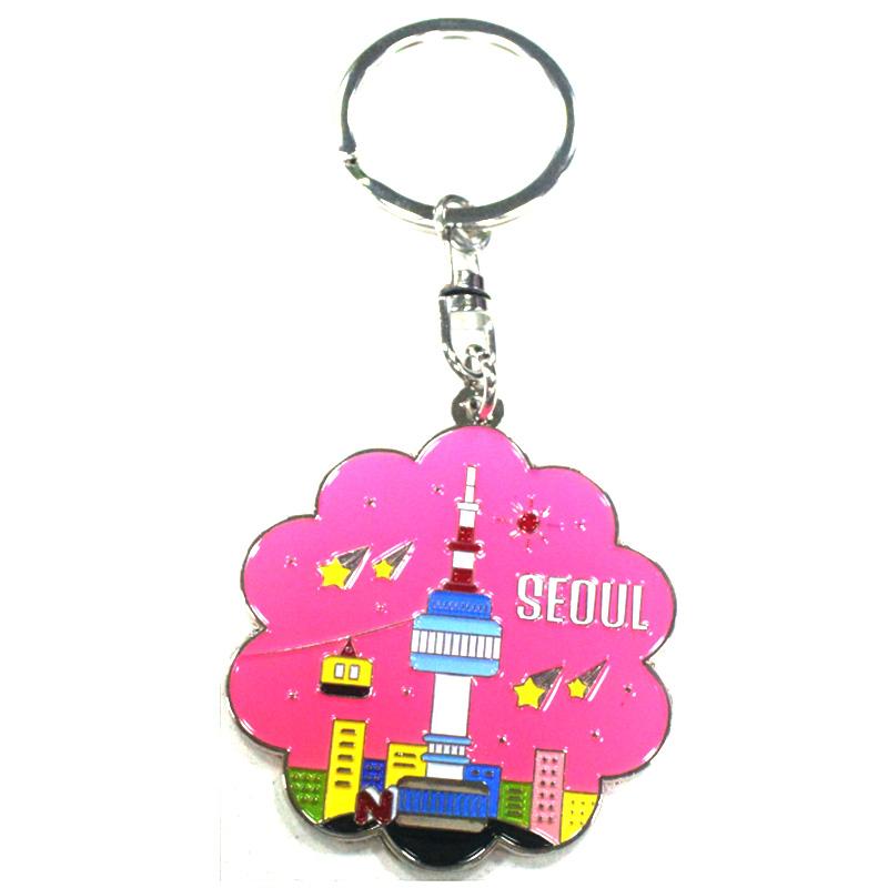 Wholesale Metal Enamel Key Chain Custom Keychain Promotional