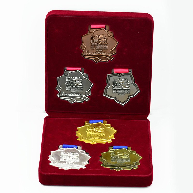 Custom Bulk Marathon Medal Running Sports Metal Medal Box Medals