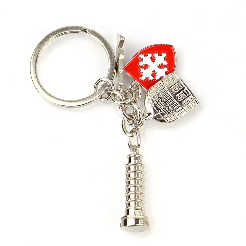 Italy Souvenir Metal Keychain Custom Design Key Chain Metal Keychain