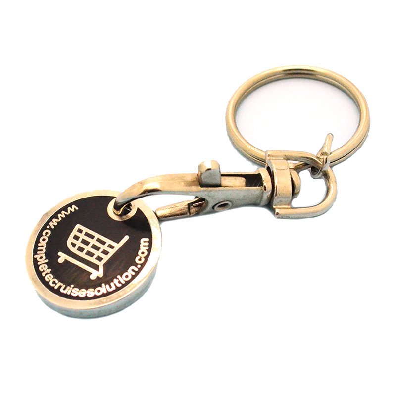 Metal Keychain Car Logos Custom Coin Holder Key Chain Factory