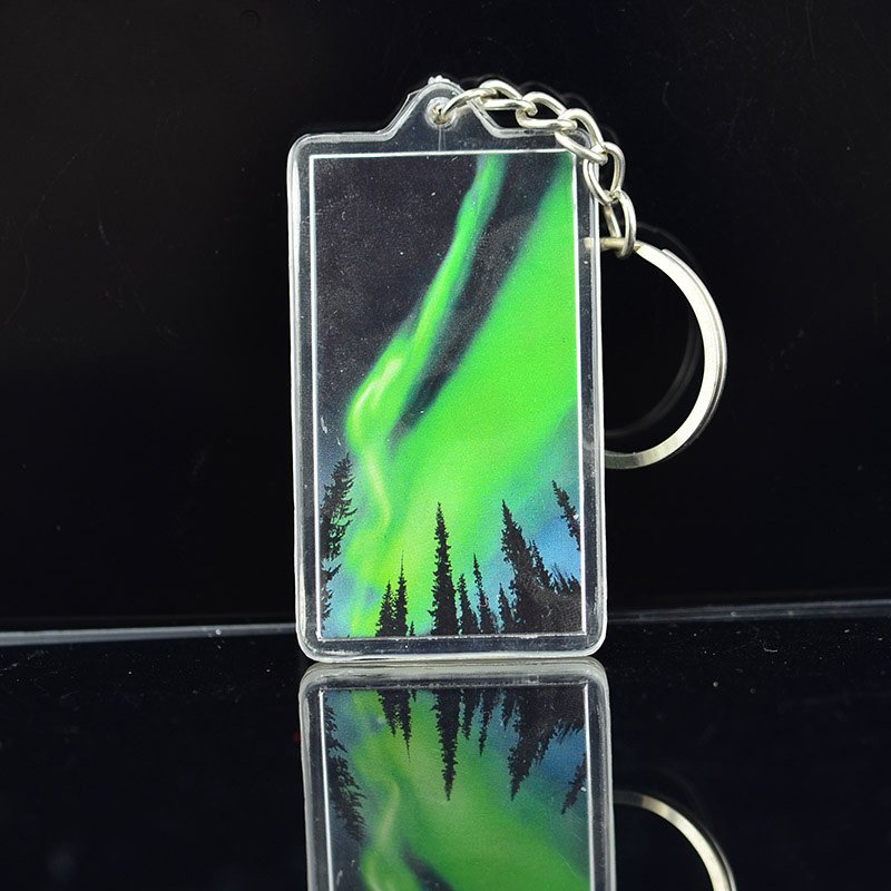 Wholesale cheap custom blank acrylic keychain Acrylic keychain