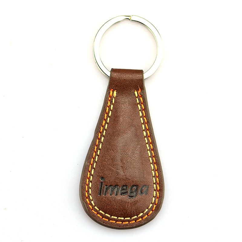 Printed Leather Keyrings Custom Bulk Cheap Pu Keychain Leather Keychain