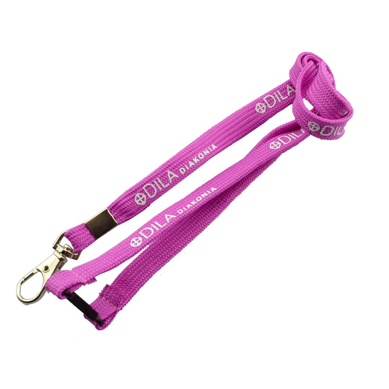 Custom Made Keychain Printed Tubular Lanyard With Key Holder Other