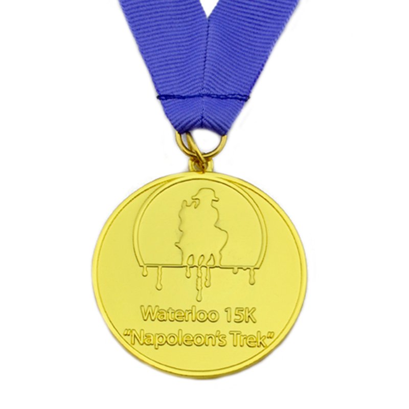 Bulk Custom Germany Medal Metal Die Gold Medals With Lanyard