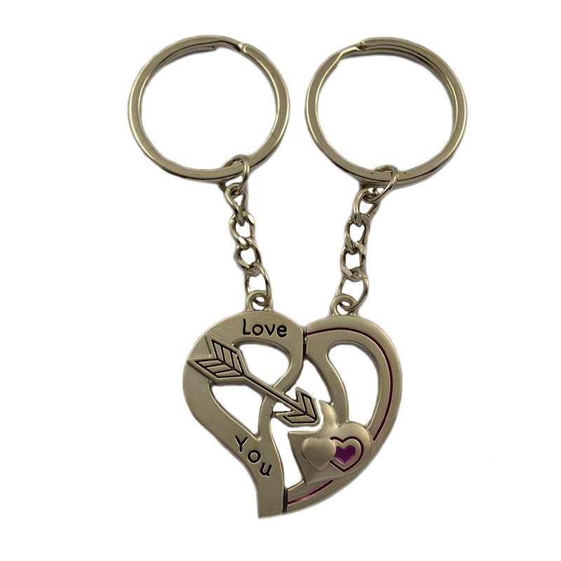 Keychain For Boyfriend Custom Metal Love Couple Key Chains Couple