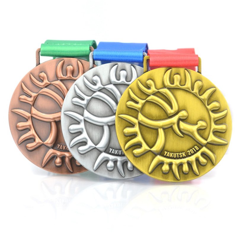 3D Medal Metal Factory Cheap Wholesale Bulk Bronze Medallion