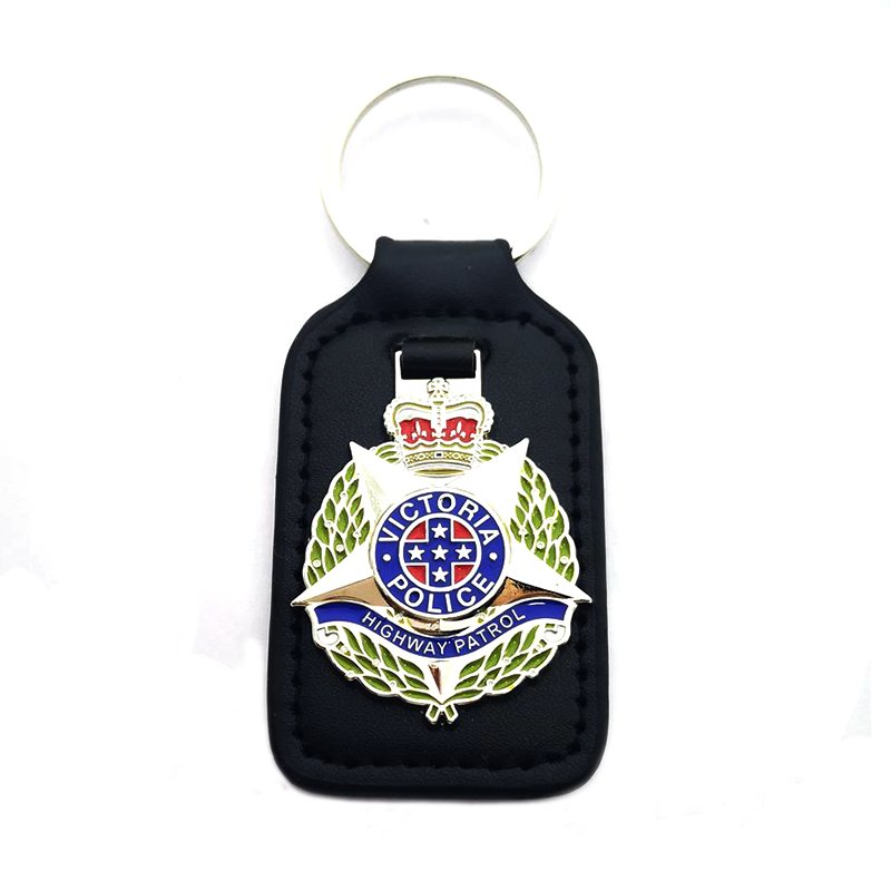 Wholesale Custom Design Leather Car Keychains Tags Leather Keychain