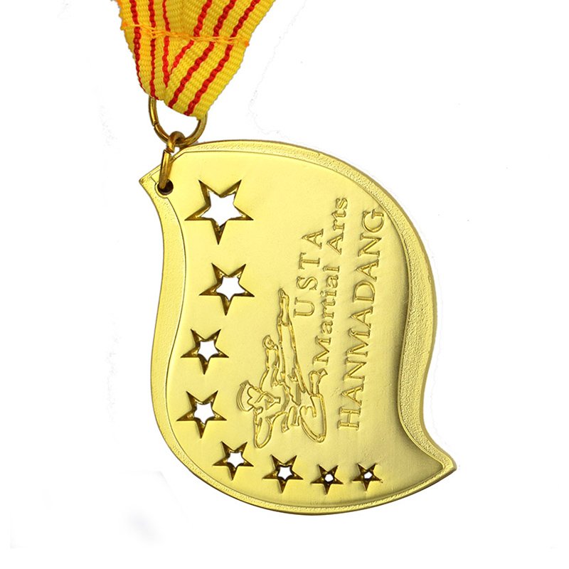 Custom Medallion Gold No Minimum Make Your Own Metal Medal