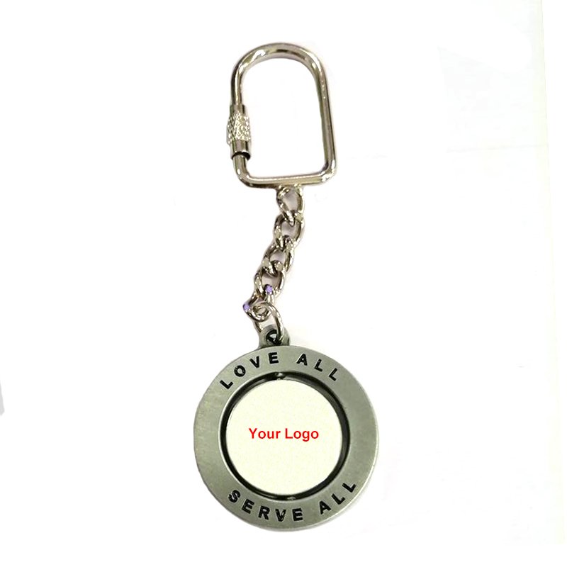 Factory Custom Made Engraved Metal Key Ring Key Chain For Bike
