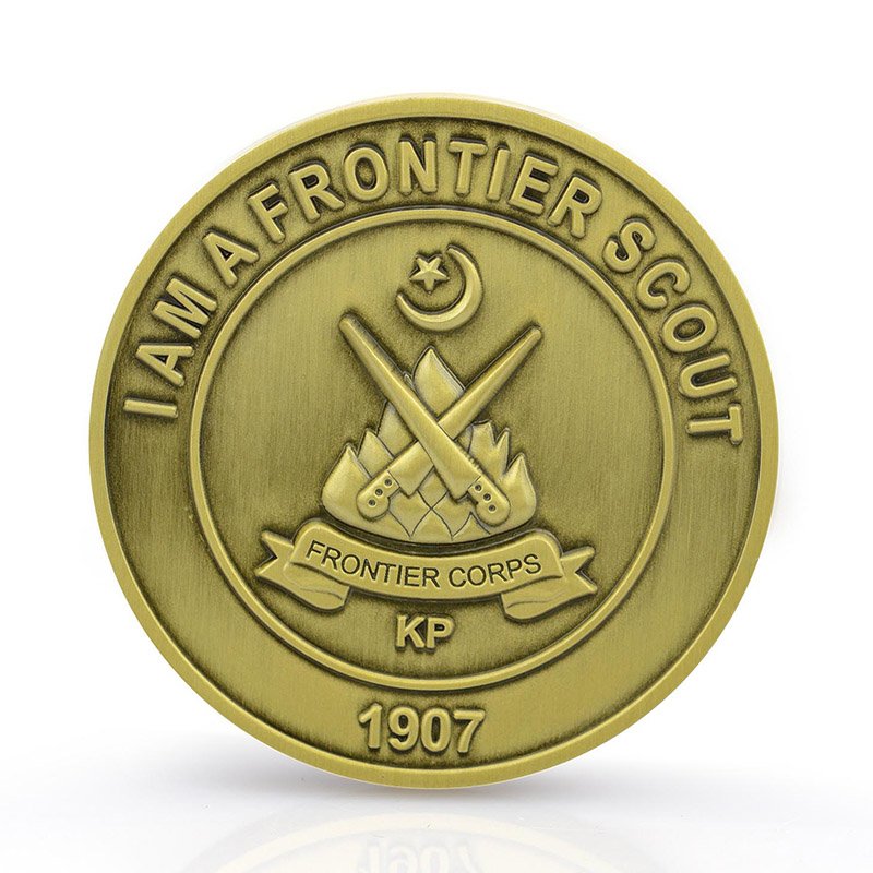 Us Army Military Coins Metal Bronze 2D Souvenir Challenge Coin