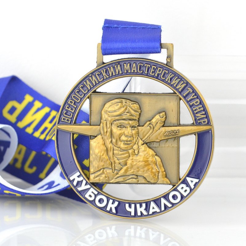 Custom Gold Awards Wholesale Bulk Cheap Metal Engraved Medal