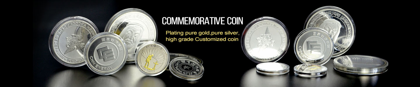 3D Gold Commerative Coin Medallion Custom Plated - COINS