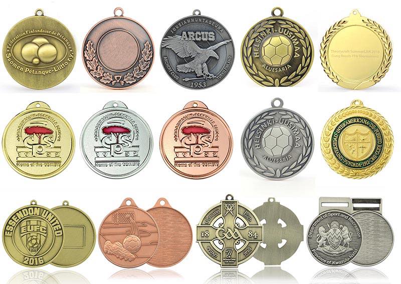 Zinc Alloy Custom Metal Stamped Medal Kids Sports Gift 