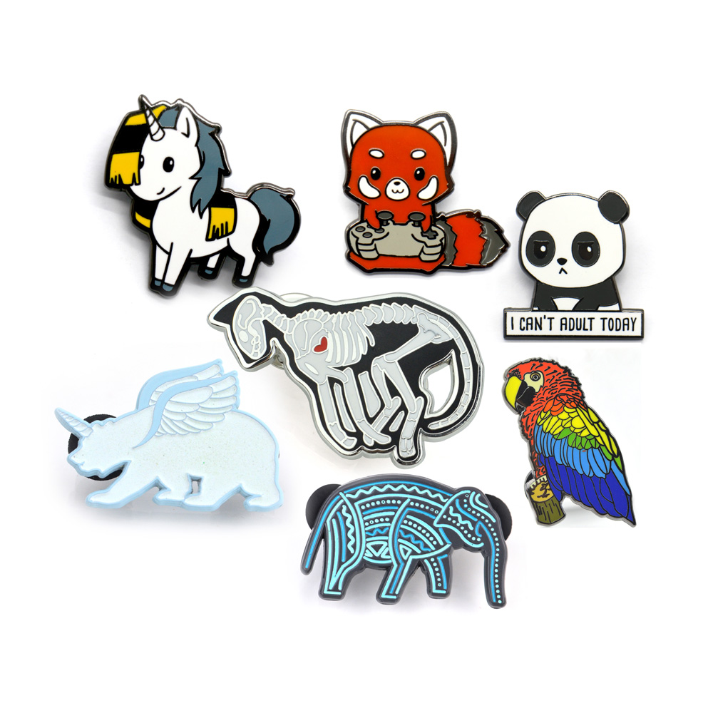 Have Your Own Limited Edition Animal Enamel Pins Manufactuer Made Custom 