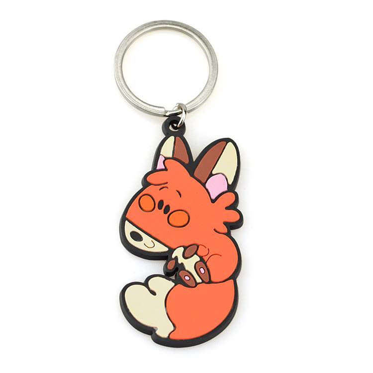 Pvc Keyring Keychains Rubber Anime 3D Wholesale China