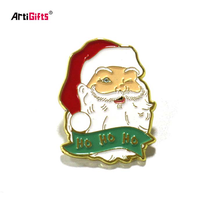 Cute Enamel Pins Assorted Christmas Pin Custom Hard Enamel