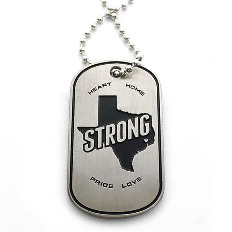 High Quality Wholesale Engraved Custom Military Dog Tag For Men