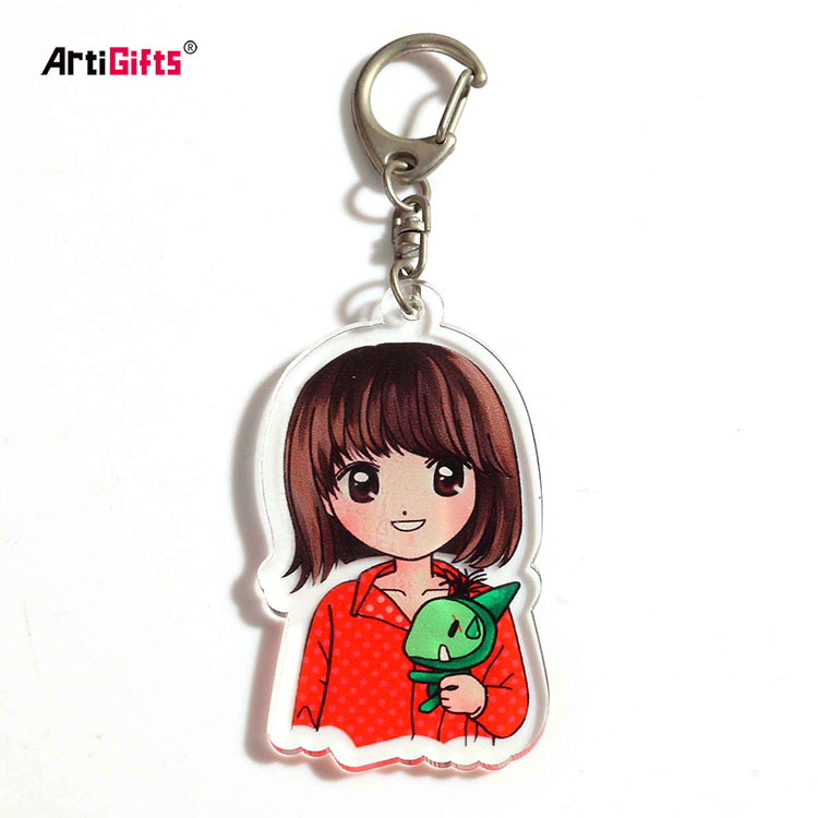 Artigifts Wholesale Custom Keychains Blanks Acrylic Key Chain Gifts