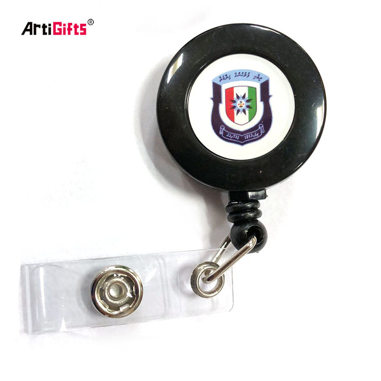 Bulk Blank Cute Badge Reel Retractable Wholesale With Hook