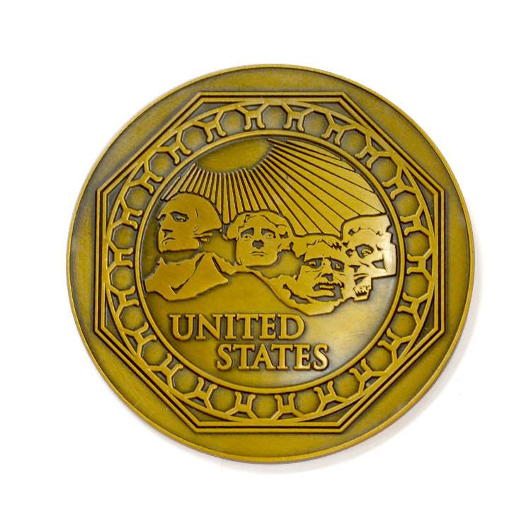 Cheap Plated Golden Uk Coin Stamping Dies Oem Design 