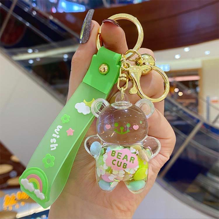 Floating Liquid Keychain Kawaii Keychain Cute Key Chain