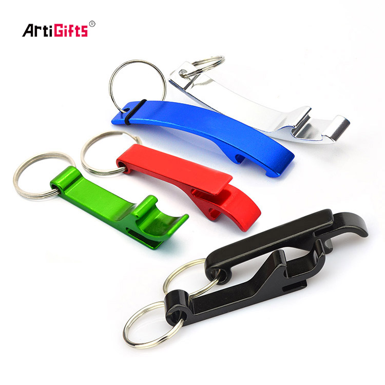 Engravable Beer Opener Keychain Aluminum Bottle Opener Key Chain For Promotional