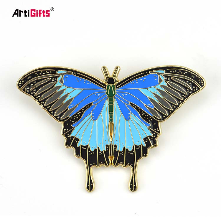 Butterfly Brooch Pin Badge Enamel Pin With Magnetic Backing