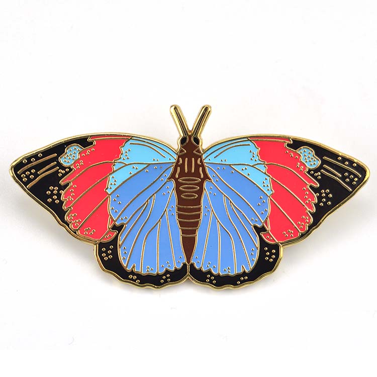 Butterfly Brooch Pin Badge Enamel Pin With Magnetic Backing