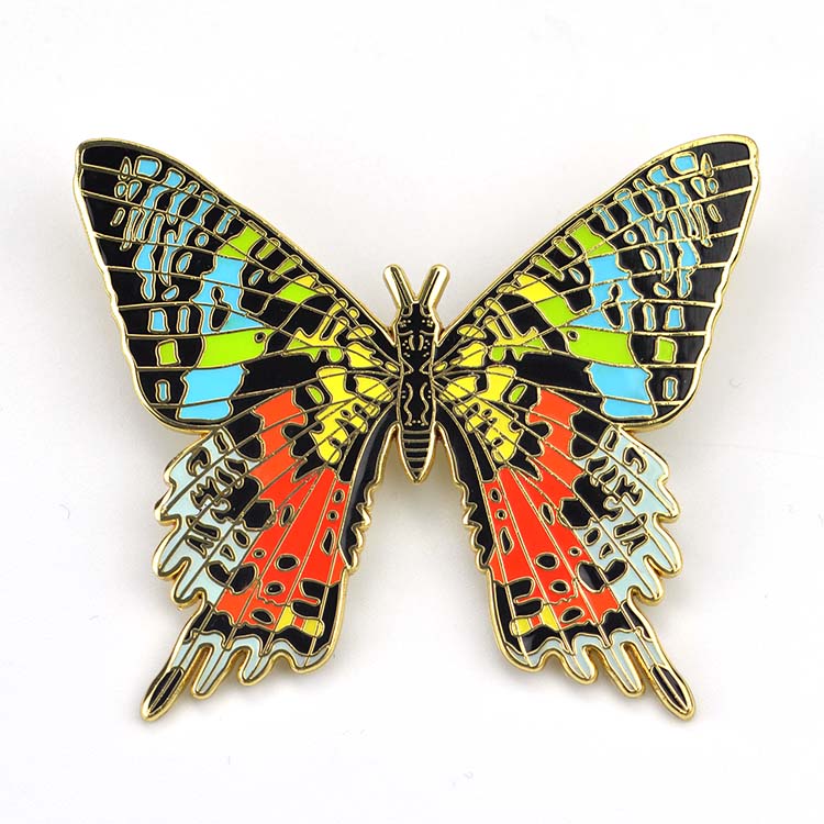 Butterfly Brooch Pin Badge Enamel Pin With Magnetic Backing