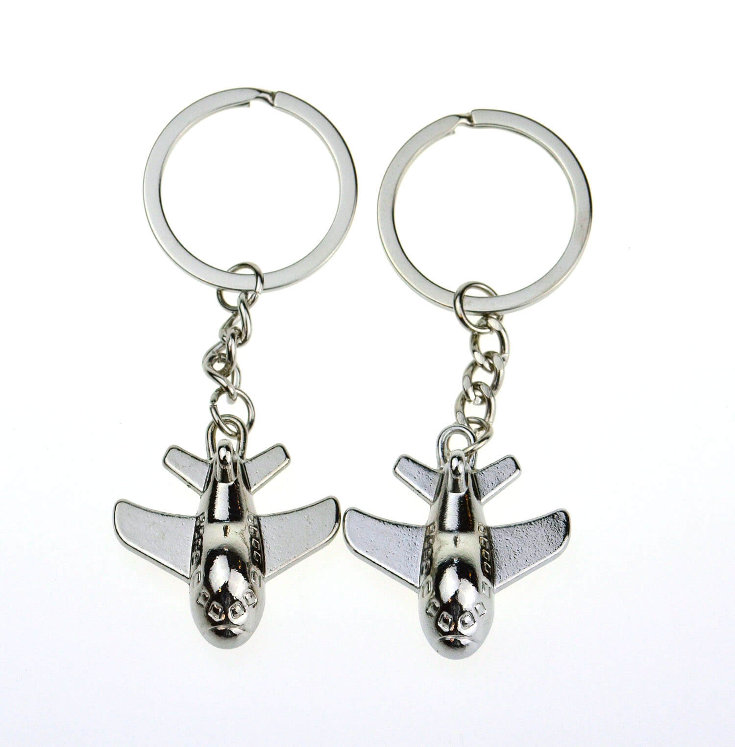 Make Your Own Logo Metal Keychain Souvenir Custom Plane Keychain Manufacturers