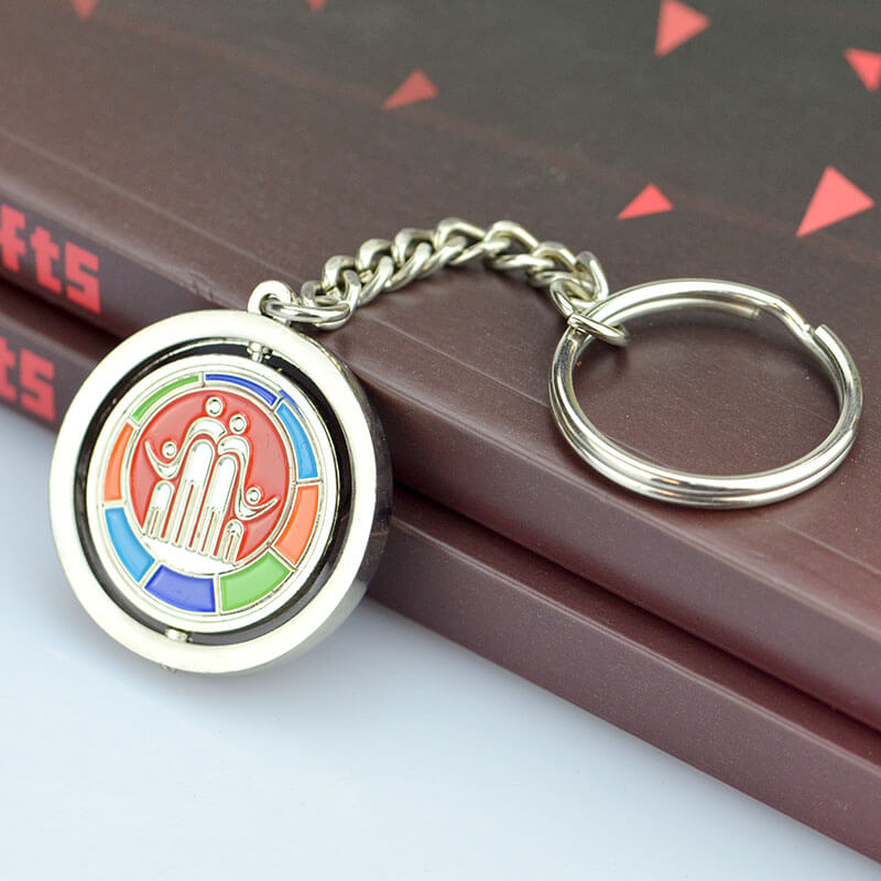 Personalized Promotional Custom Color 2D 3D Metal Gift Key Chain Logo Keychain