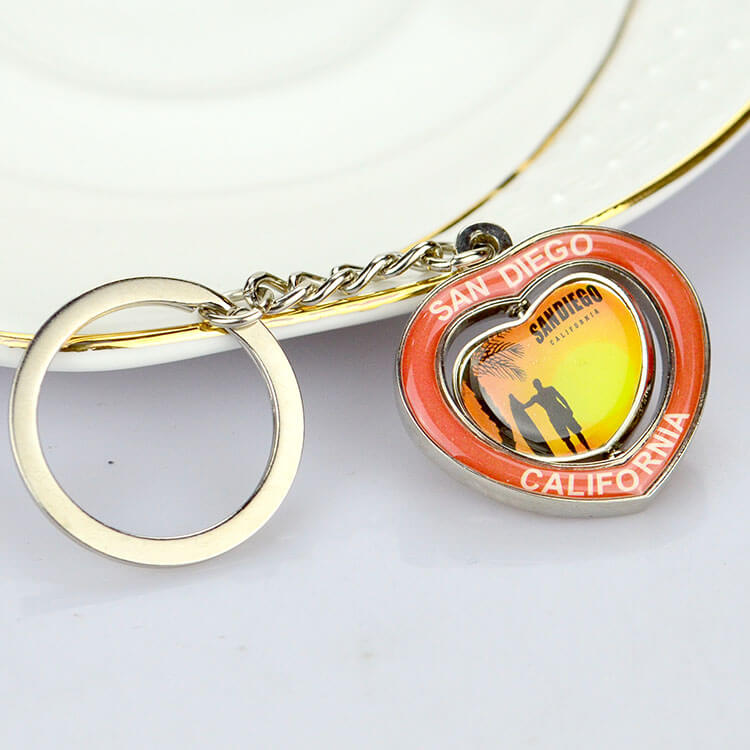 Wholesale Factory Personalized Keychain Custom Design Mini Metal Keychain