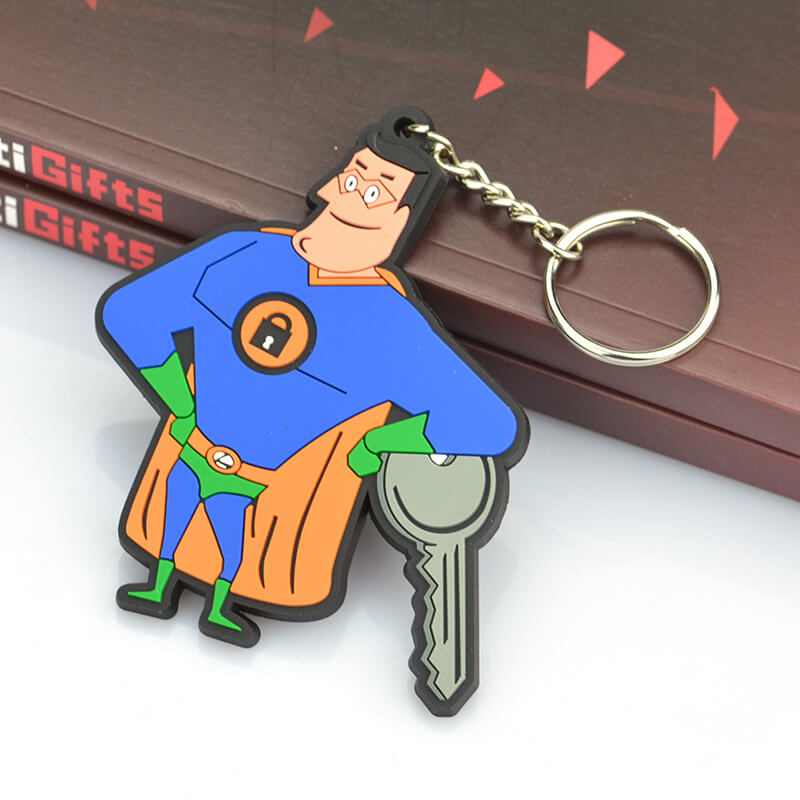 OEM ODM Promotion Custom Rubber Soft Pvc Keychain