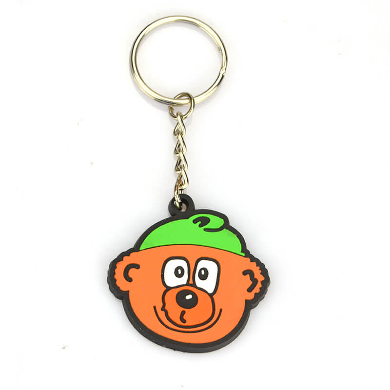 3d/2d PVC Logo Soft Rubber Silicone Keyring All Type Of Customized Keychain