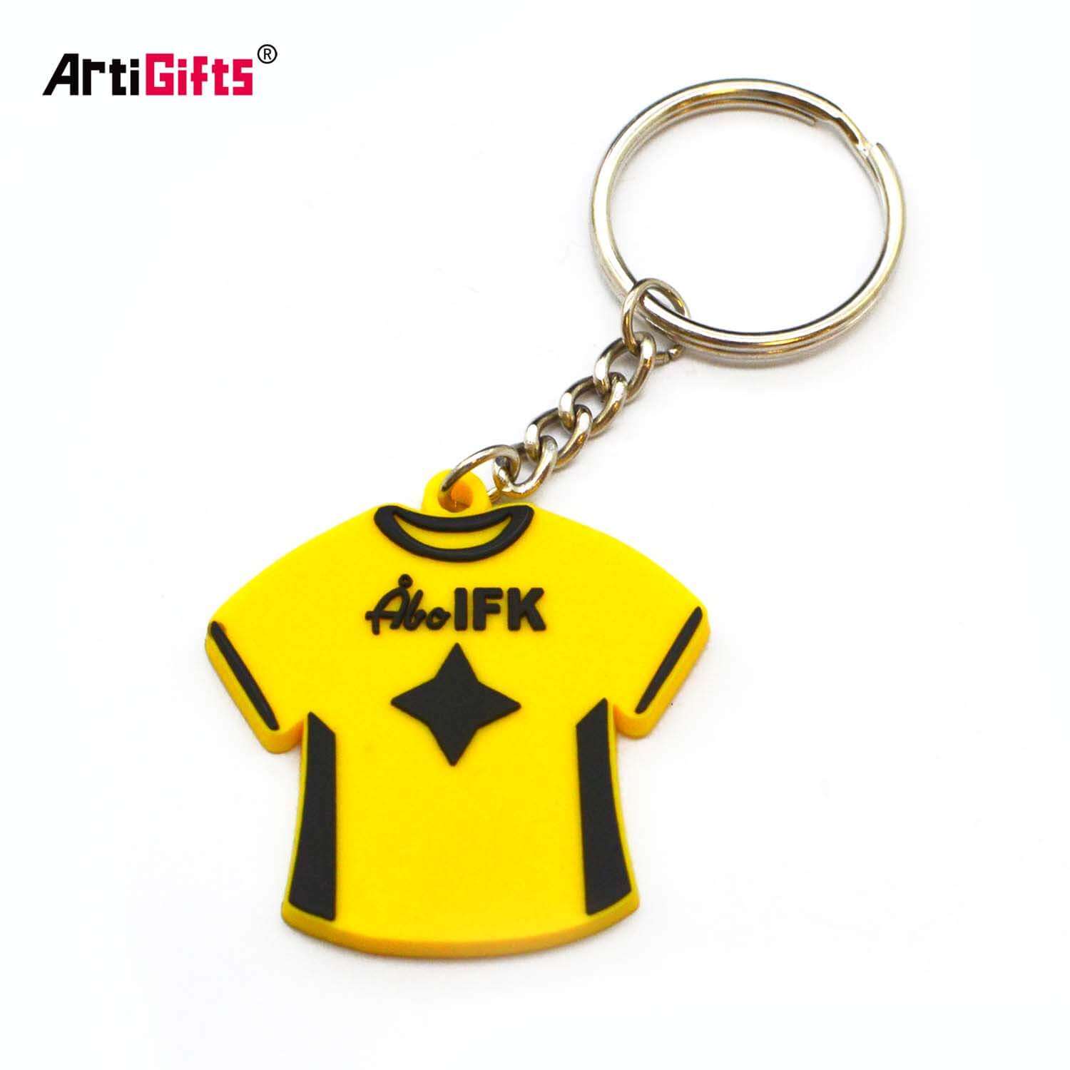 Wholesale Soft Silicone PVC Key Ring Accessories Gift Charms Keychain