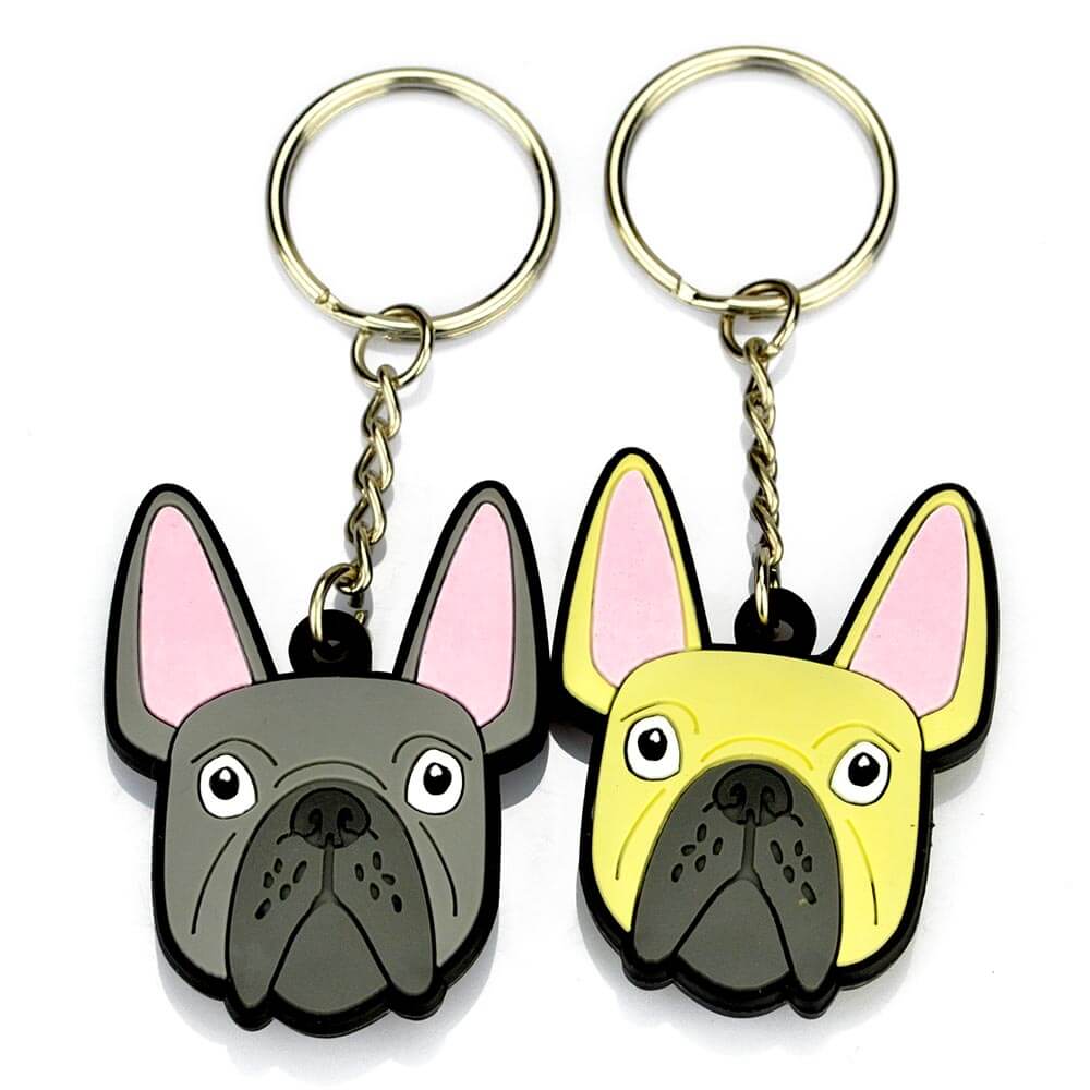 Promotion Kawaii Cute Metal Key Chains Animal Shape Keychains