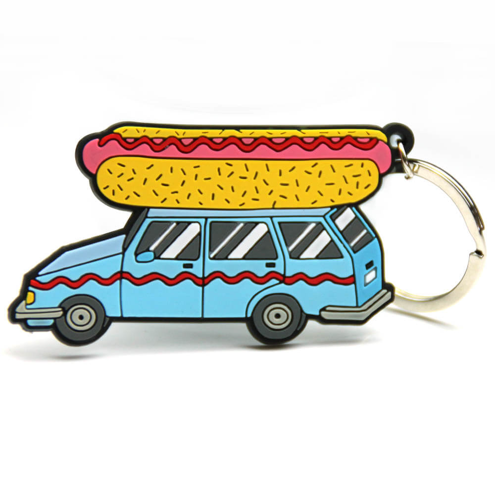 Factory Cute 2d 3d Cartoon Promotion Women Gifts Key Ring Car Bag Accessory Keychains