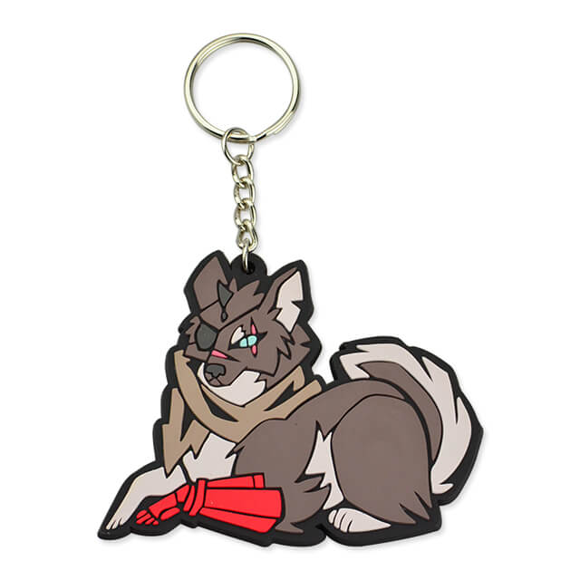 Custom Shaped Logo Soft Pvc Key Chain Holder Rubber Silicone Animal Pvc Keychain