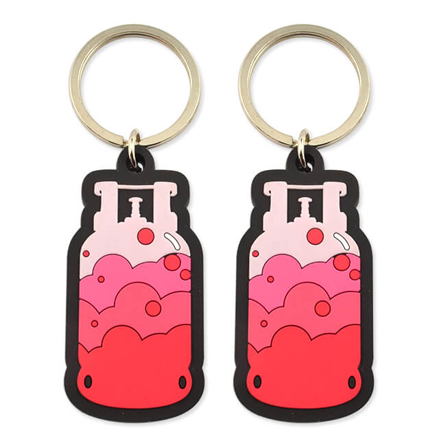 No Minimum Personalized Custom Silicone Rubber Cartoon Soft Pvc Promotion Keychain