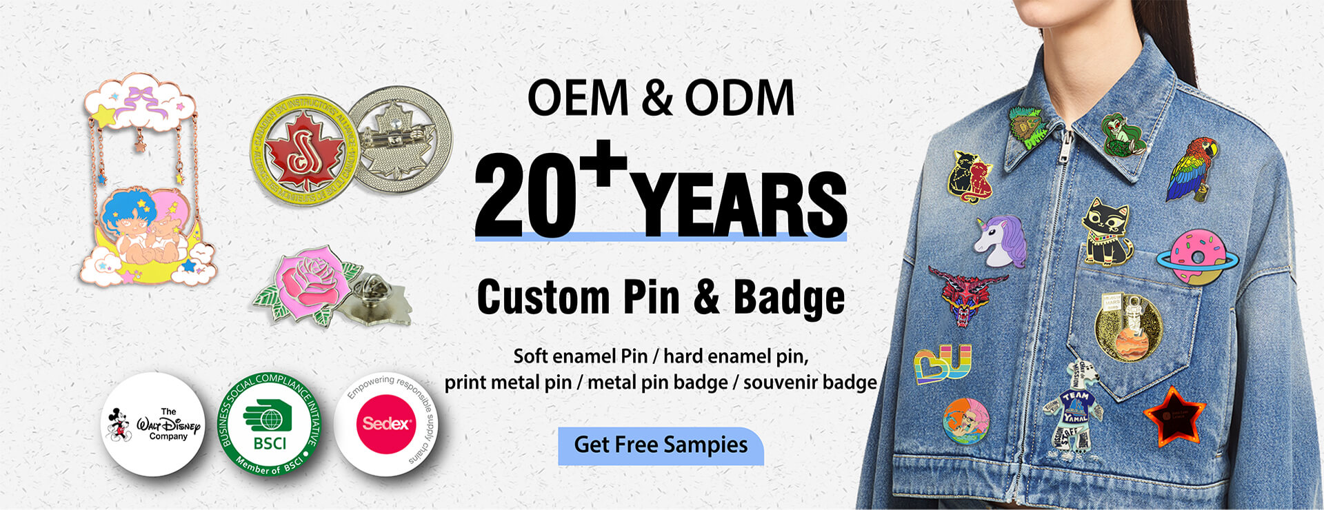 Cartoon Metal Lapel Pin Badge