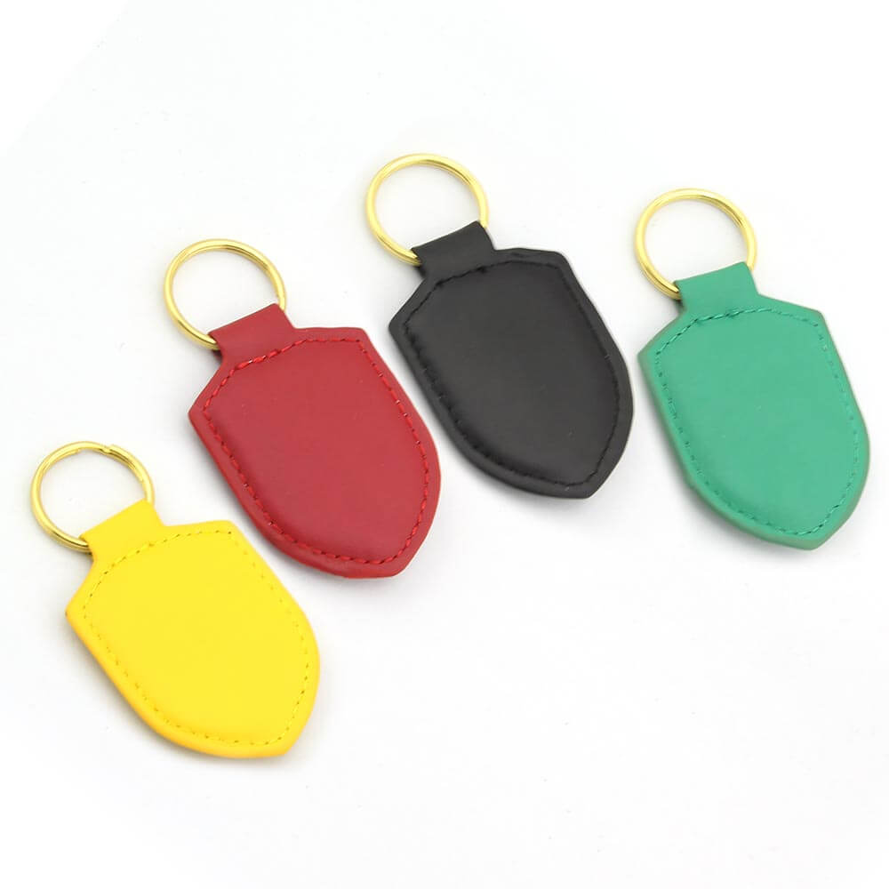 Promotional Gifts Pu Keyring Key Chain Custom Logo Leather Keychain